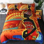 3 piece African Print Bedding Sets